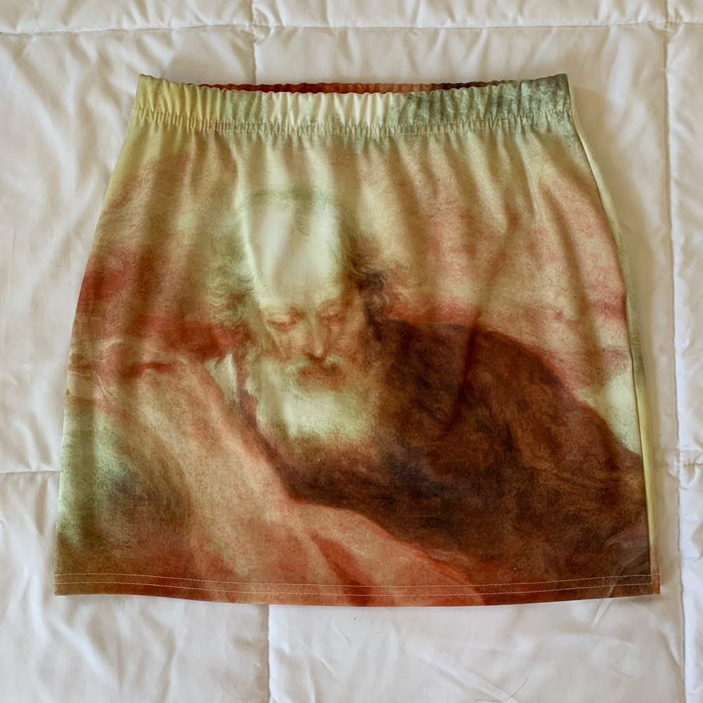 y2k graphic mini skirt - Picture 4 of 8